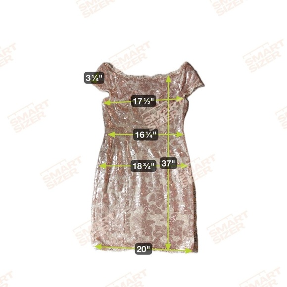 JS Collection Off The Shoulder Sequined Sheath Dress Size 14 - Picture 9 of 9